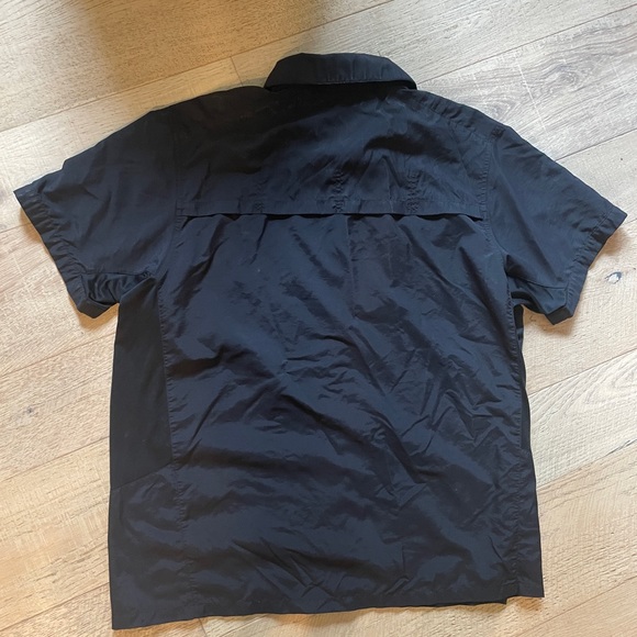 Mountain Hardwear Button Front Shirt Mens Large Black - Picture 5 of 5